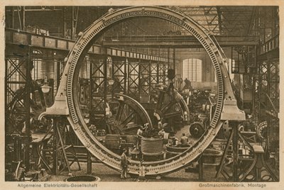 Allgemeine Elektricitats-Gesellschaft.1913年4月20日に送られた葉書。 作： Photographer German