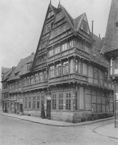ドイツの古い家、Der Osterstrasse (モノクロ写真) 作： Photographer German