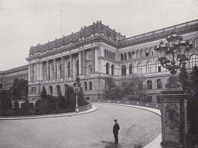 シャルロッテンブルグ、工科大学（モノクロ写真 作： Photographer German