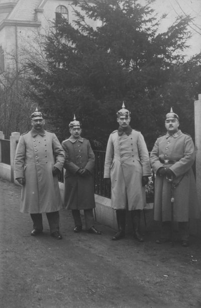 ドイツ軍将校のグループ（モノクロ写真 作： Photographer German