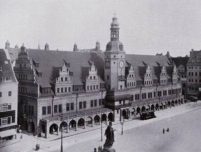 ライプツィヒ：旧市庁舎（モノクロ写真 作： Photographer German