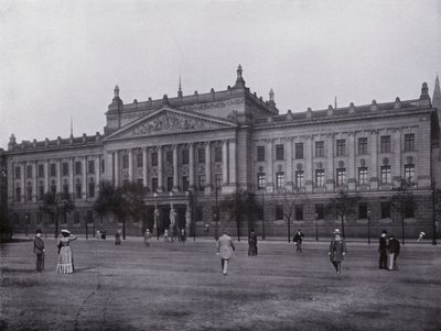 ライプツィヒ：王立大学（モノクロ写真 作： Photographer German