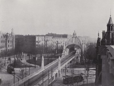 Nollendorfplatz、Der Hochbahn駅（モノクロ写真）。 作： Photographer German