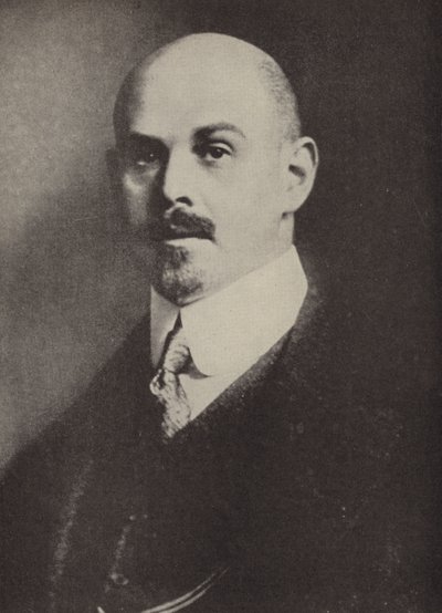ドイツの実業家で政治家のWalther Rathenau（モノクロ写真）。 作： Photographer German