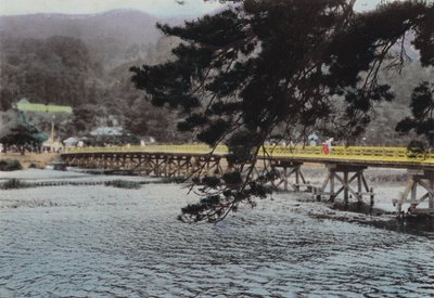 日本、1912年頃。京都・嵐山（写真 作： Photographer Japanese