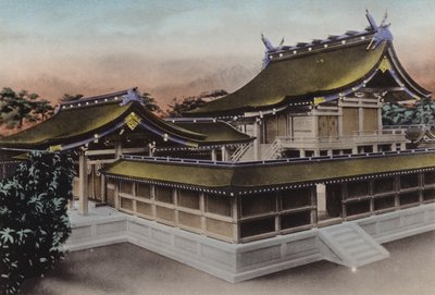 日本、1912年頃。東京・明治神宮 本殿（写真 作： Photographer Japanese