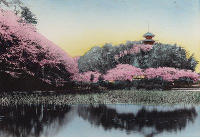 日本、1912年頃。横浜・本牧の原氏のプライベートガーデン「三渓園」（写真 作： Photographer Japanese