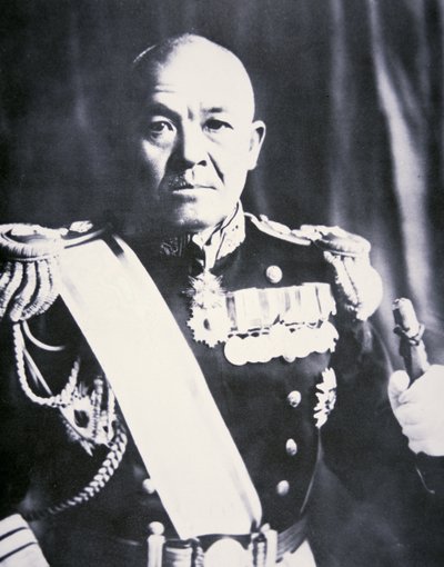 南雲忠一副司令官（モノクロ写真 作： Photographer Japanese