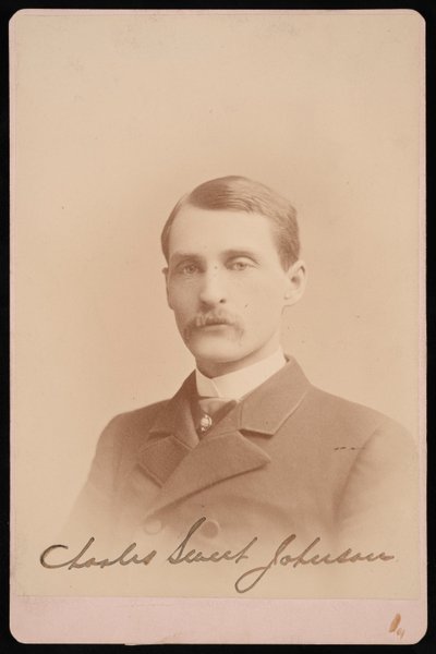 チャールズ・スウィート・ジョンソンの肖像、1870～1871年。 作： Photographic Art Company