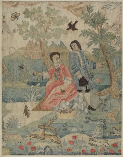 プチポイント刺繍、c。 1937年。 作： Phyllis Dorr