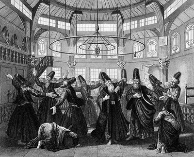 A.Fullarton & Co.発行の「World Religion」からW.Forrestが彫刻した「The Dance of the Dervishes」を紹介します。(エングレーヴィング) 作： Picart (after)