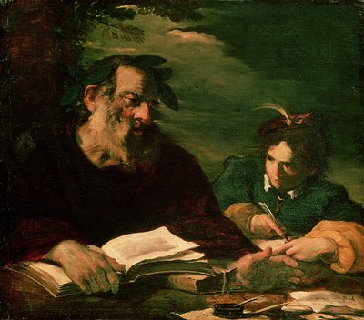 ホーマーが彼の詩を口述する 作： Pier Francesco Mola