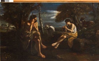 水銀がアーガスを眠らせる、1645-55年 作： Pier Francesco Mola