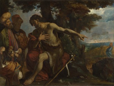 荒野で説教している洗礼者聖ヨハネc。 1640 作： Pier Francesco Mola