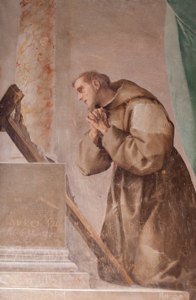 聖人フランシスコの救いの祈り 作： Pier Francesco Morazzone