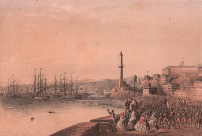 フランス軍がリグーリア州ジェノバに上陸 作： Blaise Nicolas Le Sueur