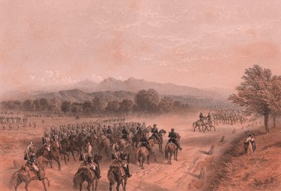 ヴェローナのヴィッラフランカでフランスとオーストリアの皇帝が会見 作： Blaise Nicolas Le Sueur