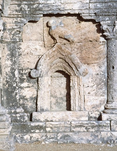 パキスタン、タキシラ、古代シルカプ遺跡の双頭の鷲の仏舎利塔の眺め（ユネスコ世界遺産登録 作： Blaise Nicolas Le Sueur