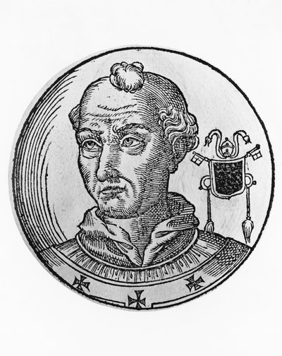 アドリアン2世（792-872）の肖像 作： Blaise Nicolas Le Sueur