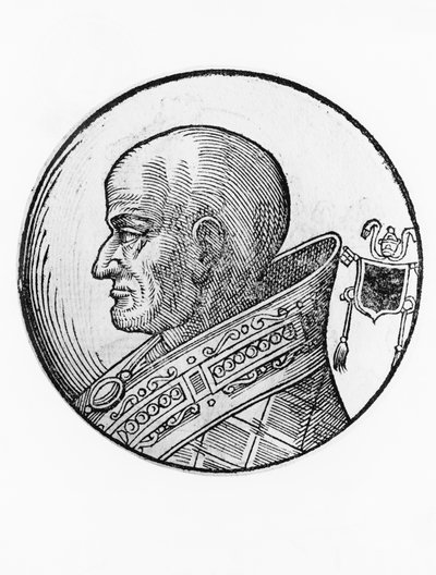 セルギウス3世（911年没）の肖像 作： Blaise Nicolas Le Sueur