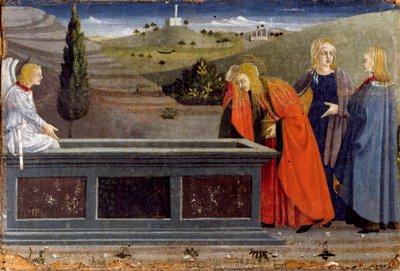 ミゼリコーディアのポリプティク: 三人のマリア 作： Piero della (school of) Francesca