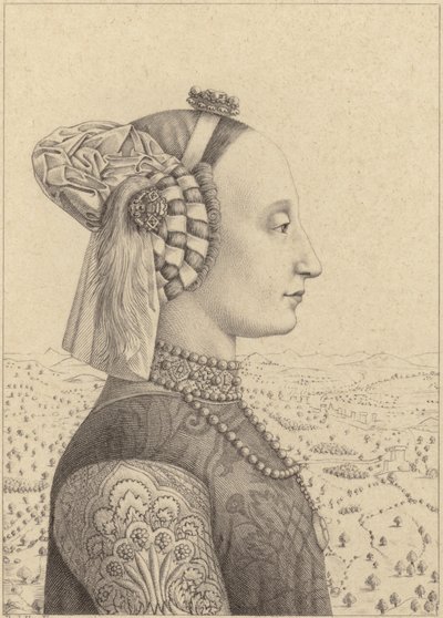 バティスタ・スフォルツァ 作： Piero della Francesca