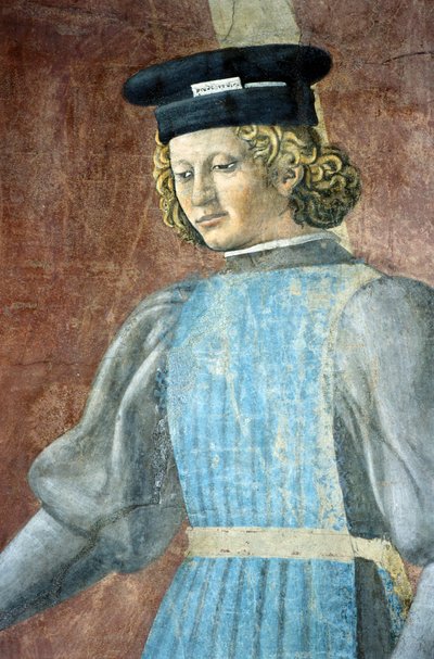 ピエロ・デッラ・フランチェスカ画「ユダヤ人の拷問を示す真の十字架の伝説」の一部 作： Piero della Francesca