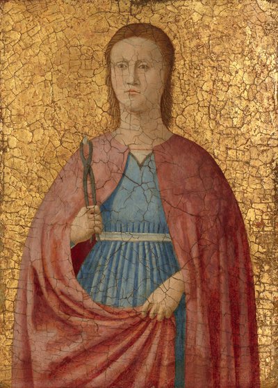 聖アポロニア、c。 14551460。 作： Piero della Francesca