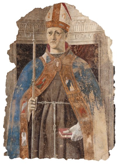 トゥールーズのセントルイス、1460年。 作： Piero della Francesca
