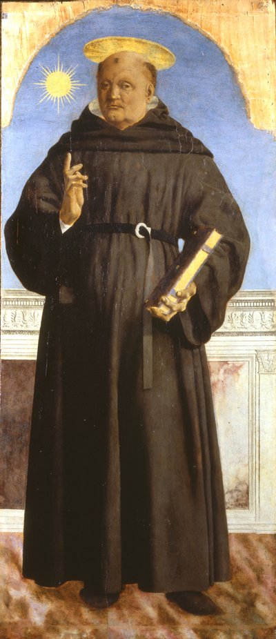 トレンティーノの聖ニコラス、1454-1459 作： Piero della Francesca
