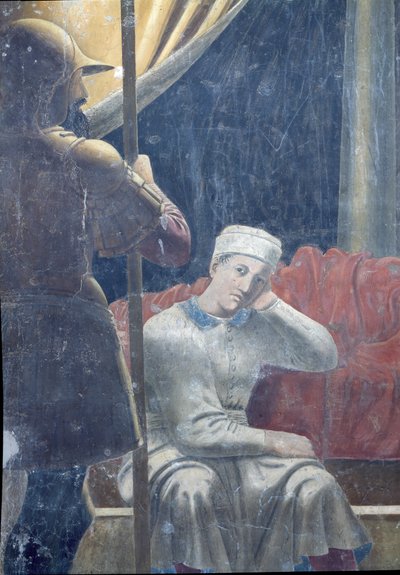 コンスタンティヌスの夢、1464年完成（詳細） 作： Piero della Francesca