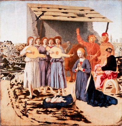キリスト降誕、1470-1475 作： Piero della Francesca