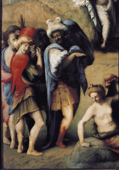 アンドロメダを解放するペルセウス」詳細（1510年、油彩・キャンバス 作： Piero di Cosimo
