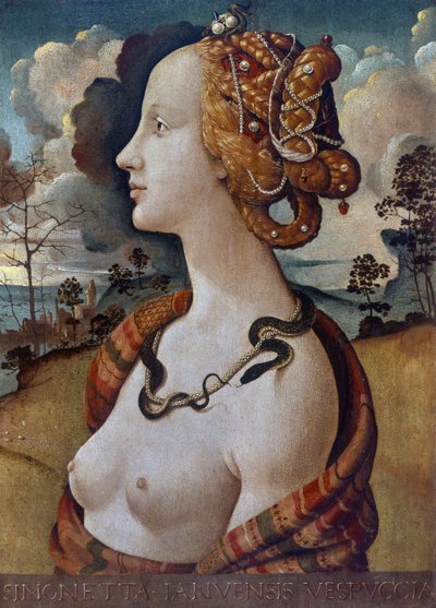 クレオパトラとしてのシモネッタ・ヴェスプッチの肖像（1453-1476） 作： Piero di Cosimo