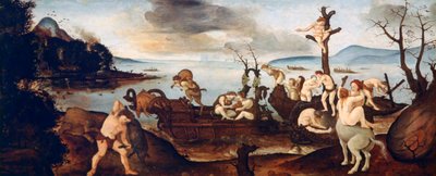 狩猟からの帰還、1505-1507。 作： Piero di Cosimo