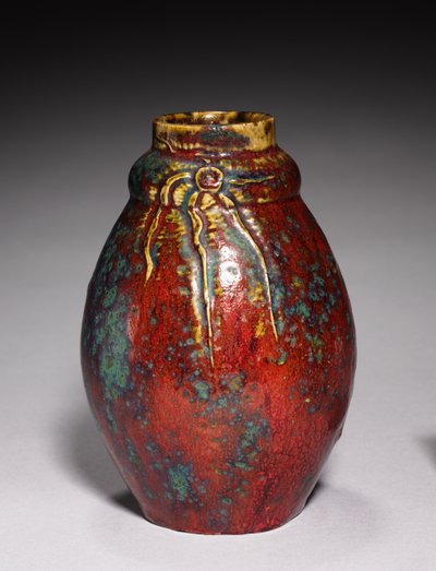 花瓶、1900年頃 作： Pierre Adrien Dalpayrat