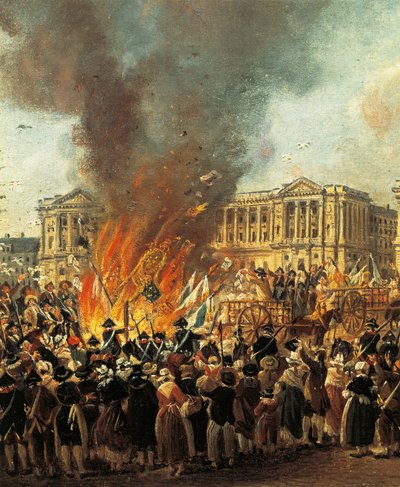 ピエール・アントワーヌ・ドゥマシー（1723-1807）作「団結の祭典」、細部 作： Pierre Antoine Demachy