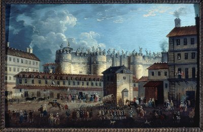 バスティーユの解体（7月17日 作： Pierre Antoine Demachy