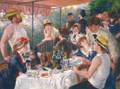 ボートパーティの昼食会 作： Pierre-Auguste Renoir
