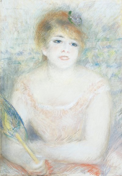 ジャンヌ・サマリーさん 作： Pierre-Auguste Renoir