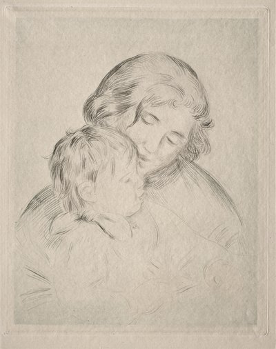 お母さんと子供 作： Pierre-Auguste Renoir