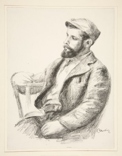 ルイ・ヴァルタの肖像 作： Pierre-Auguste Renoir