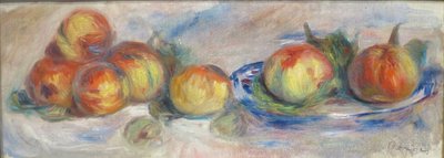 リンゴのある静物 作： Pierre-Auguste Renoir