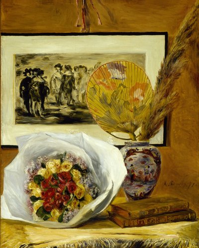 ブーケのある静物 作： Pierre-Auguste Renoir