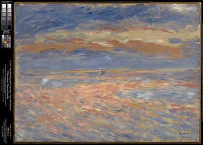 夕日 作： Pierre-Auguste Renoir