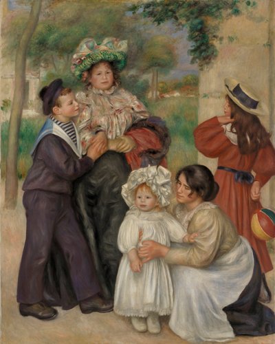 アーティストの家族 作： Pierre-Auguste Renoir