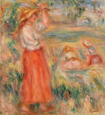 ウーマン イン ザ フィールズ (Femmes aux champs) 作： Pierre-Auguste Renoir