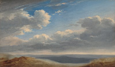 ローマのカンパーニャの雲の研究 作： Pierre-Henri de Valenciennes