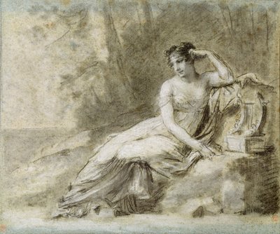 ジョゼフィーヌ皇后の肖像画のための研究 作： Pierre Paul Prudhon
