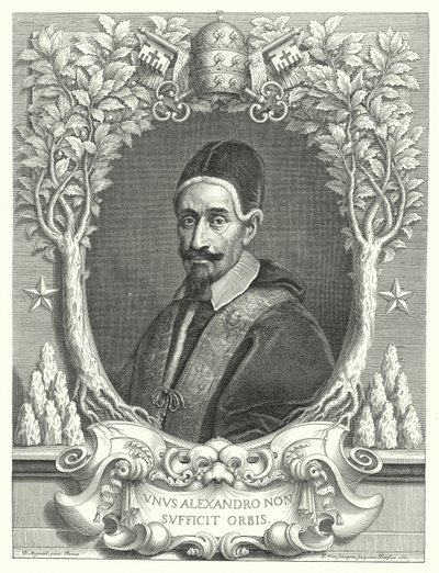 教皇アレクサンダー7世（彫刻 作： Pierre (after) Mignard